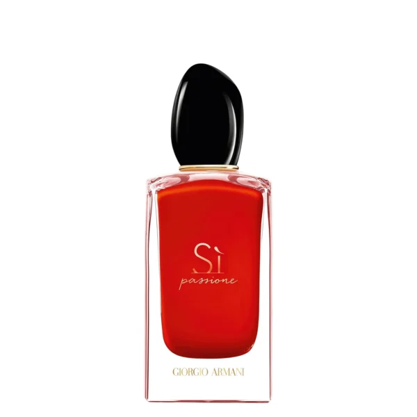 Armani Beauty - Sì Passione - Eau de Parfum - Vanilla Perfume for Women - Floral Citrus Fragrance - Blackcurrant Nectar, Damascena Rose, Black Tea Notes