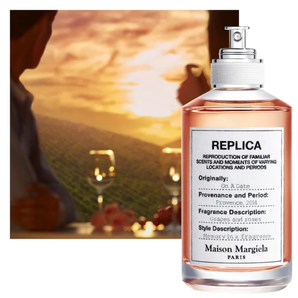 Maison Margiela - On a Date Eau de Toilette - Floral Fragrance - With Patchouli, Rose, & Black Current Accords