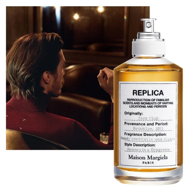 Maison Margiela- Jazz Club Eau de Toilette - Warm & Spicy Scent - With Vanilla, Rum Accord, & Tobacco