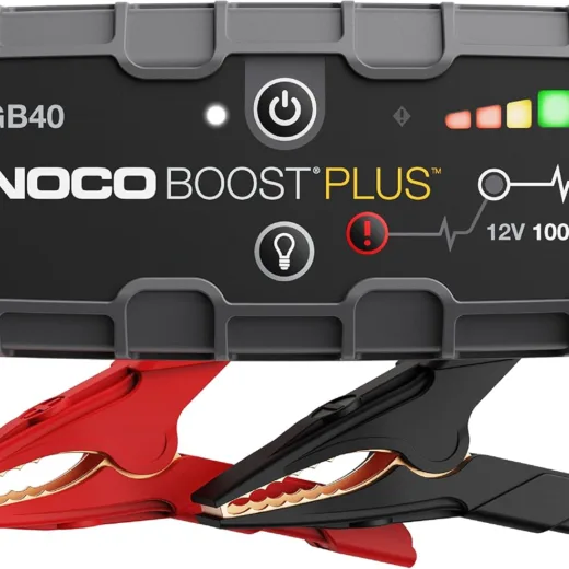 NOCO Boost GB40: 1000A UltraSafe Jump Starter – 12V Lithium Battery Booster Pack, Portable Jump Box, Power Bank & Jumper Cables - for 6.0L Gas and 3.0L Diesel Engines | Spark-Proof + Revers