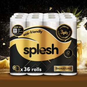 Splesh Signature Scented Toilet Paper (36 Rolls, 3-Ply)