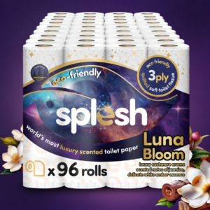 96 Luna Bloom Scented Toilet Rolls | 3-Ply Luxury
