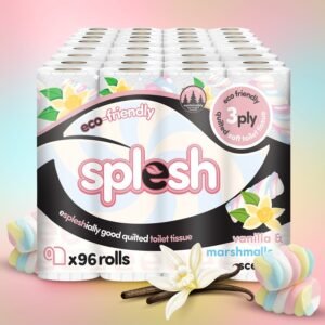 Splesh Quilted Toilet Roll Vanilla & Marshmallow 3-Ply