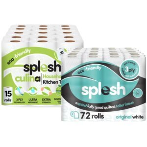 72 Quilted Toilet Rolls & 15 Culina Kitchen Towels