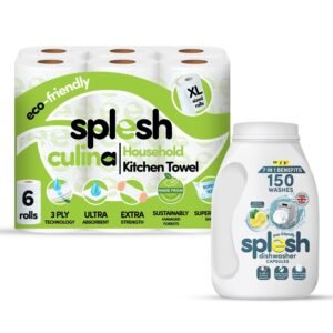 6 Rolls Splesh Culina XL Kitchen Towel 3 Ply