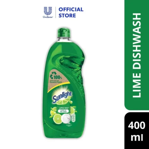 Sunlight Dishwash Liquid Lime 400ml