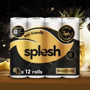 Splesh Signature Scented Toilet Paper (12 Rolls, 3-Ply)