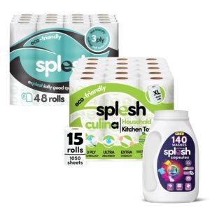 Splesh Mega Home Bundle | Toilet Rolls, Towels & Laundry