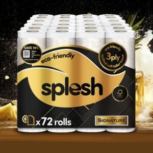 Splesh Signature Scented Toilet Paper (72 Rolls, 3-Ply)