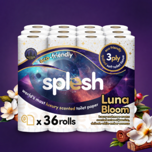 36 Luna Bloom Scented Toilet Rolls | 3-Ply Luxury