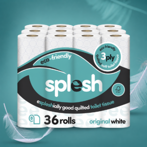 Splesh Quilted 3-Ply Toilet Rolls | Soft & Strong Bulk Pack