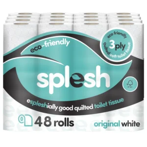 48 Rolls Splesh Soft & Quilted White, Lavender Aloe Vera Rolls