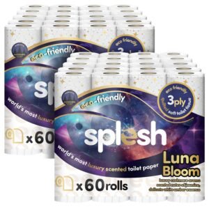 120 Luna Bloom Scented Toilet Rolls | 3-Ply Luxury